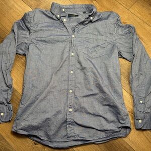 Piombo Casual Blue Button-Down Shirt